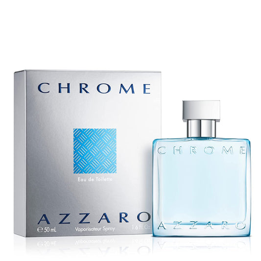 Azzaro Chrome Eau de Toilette - Fresh Aquatic Mens Cologne