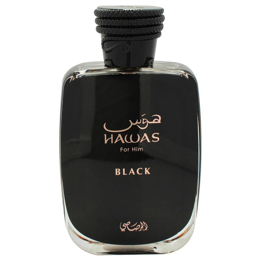 Rasasi Hawas Black for Men 3.38 oz EDP Spray