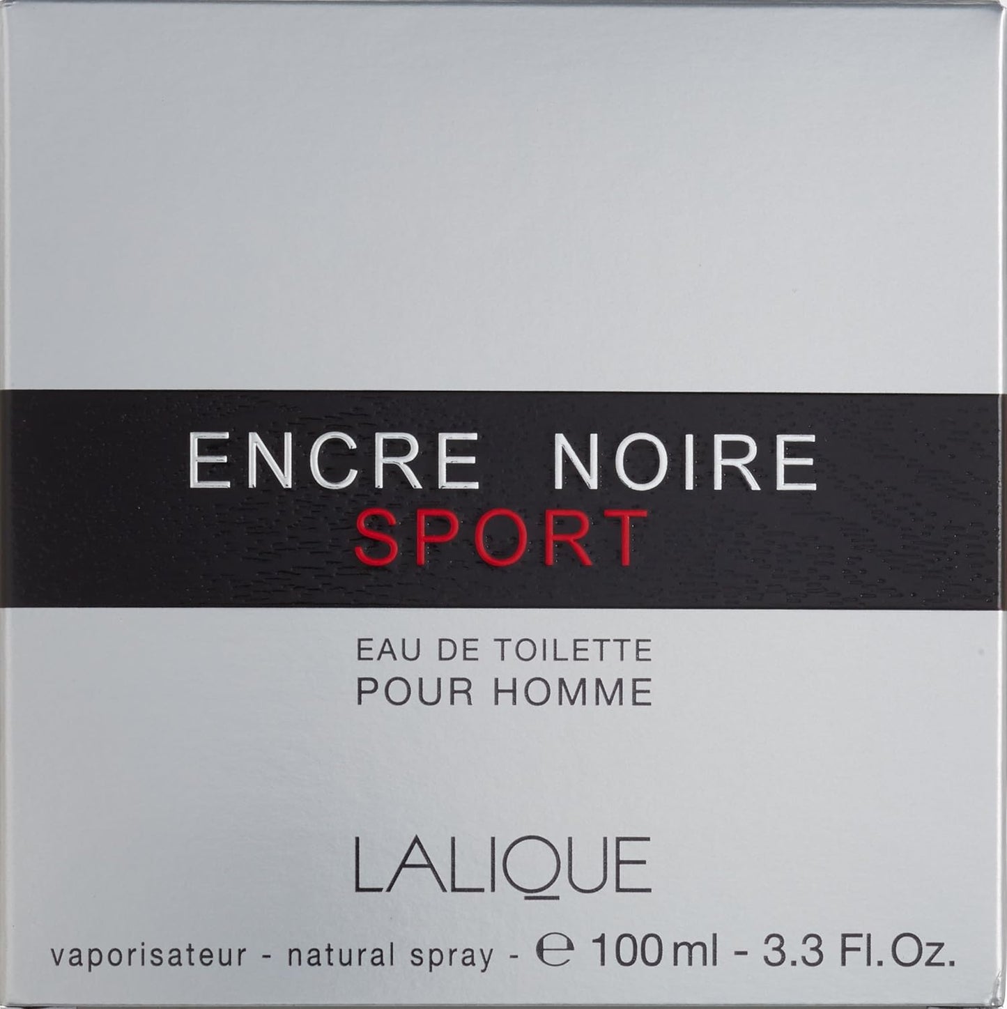 Encre Noire Sport Laliquemen Eau De Toilette Spray 3.3 oz