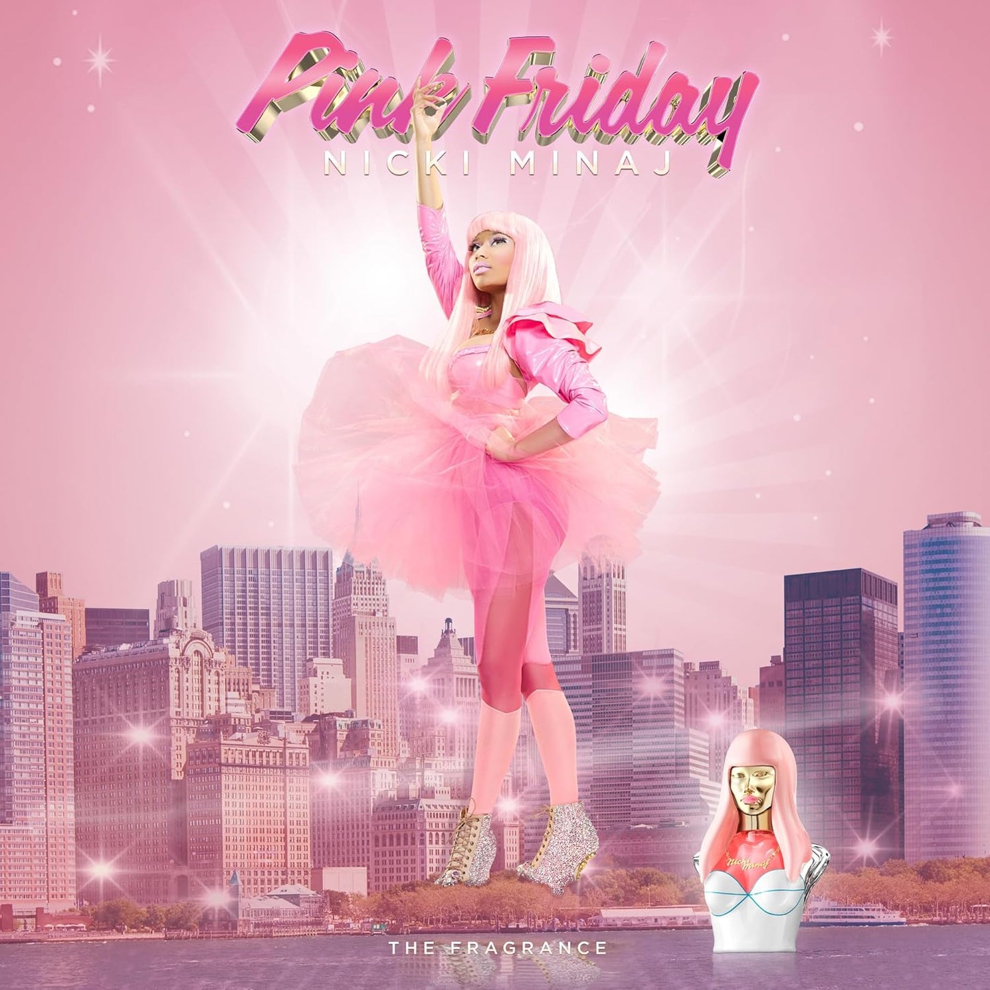 Nicki Minaj Pink Friday Eau de Parfum Spray for Women, 3.4 Ounce