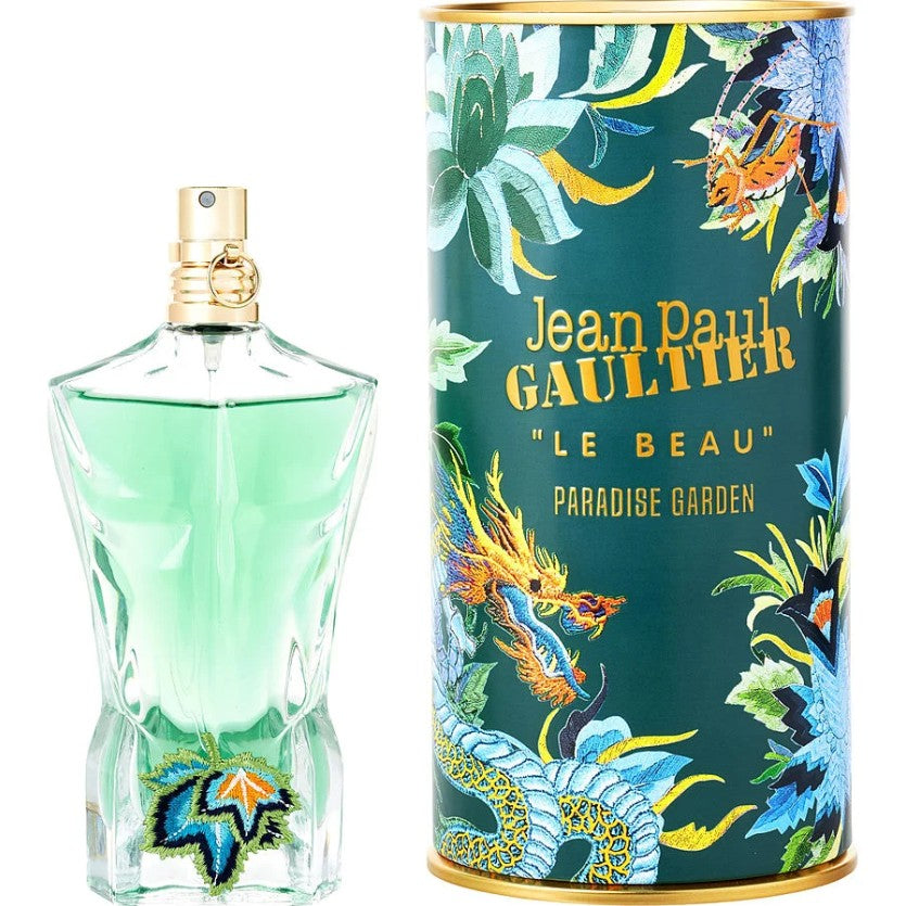 Jean Paul Gaultier Le Beau Paradise Garden men Eau De Parfum Spray 2.5 oz