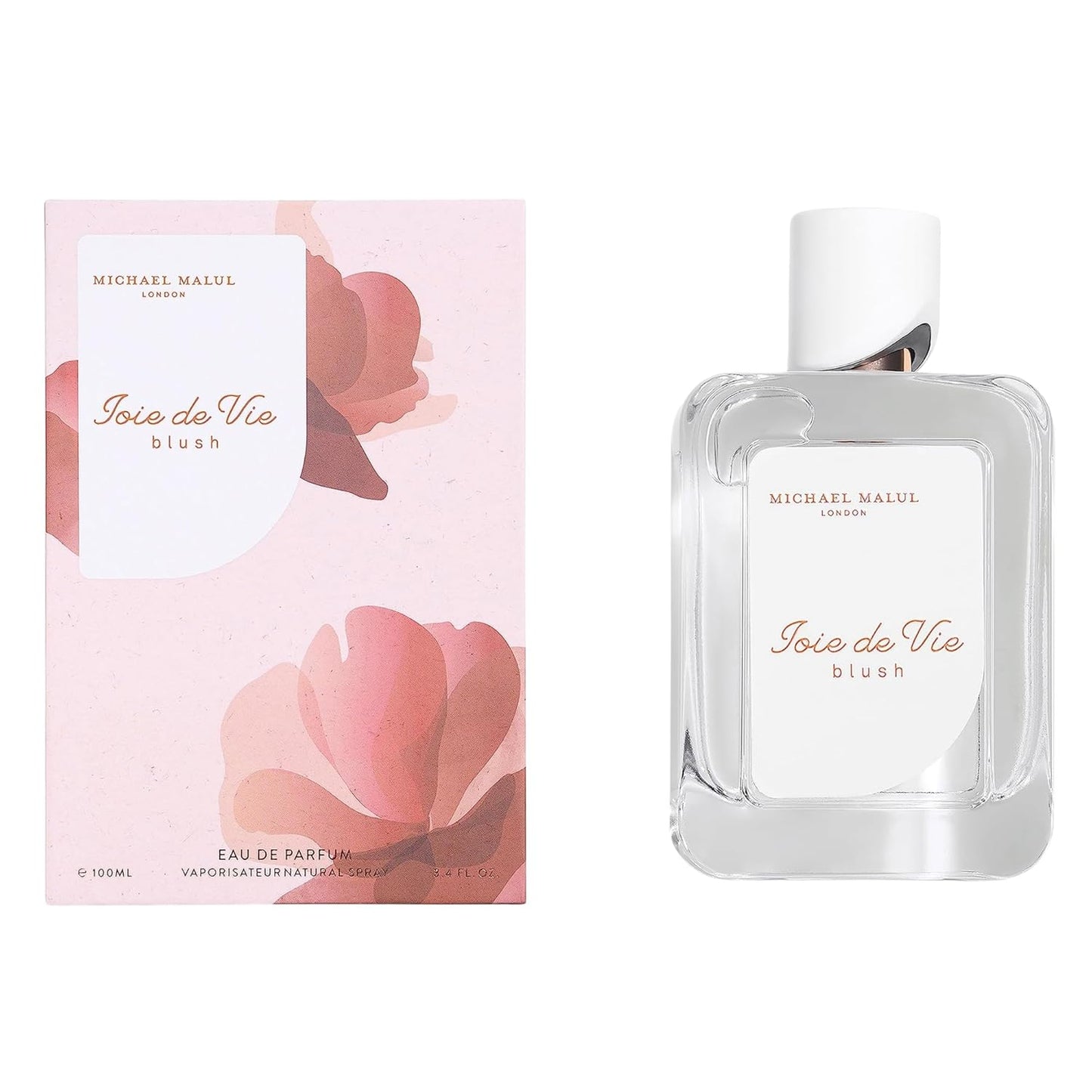Michael Malul Joie de Vie Blush Eau de Parfum for Women - 100ml | 3.4oz
