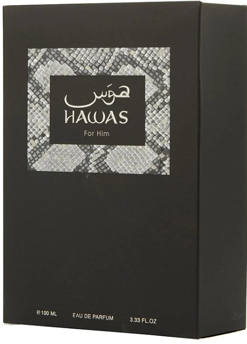 Rasasi Hawas For Him men Eau De Parfum Spray 3.33 FL OZ