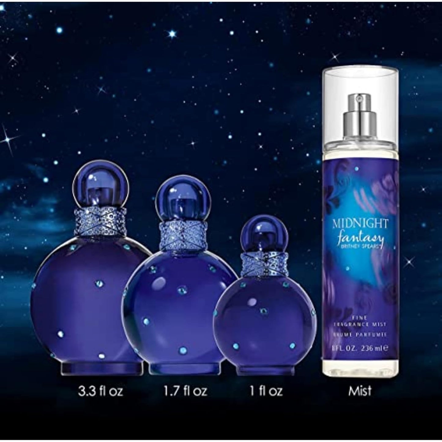 Britney Spears Midnight Fantasy Eau De Parfum Spray for Women
