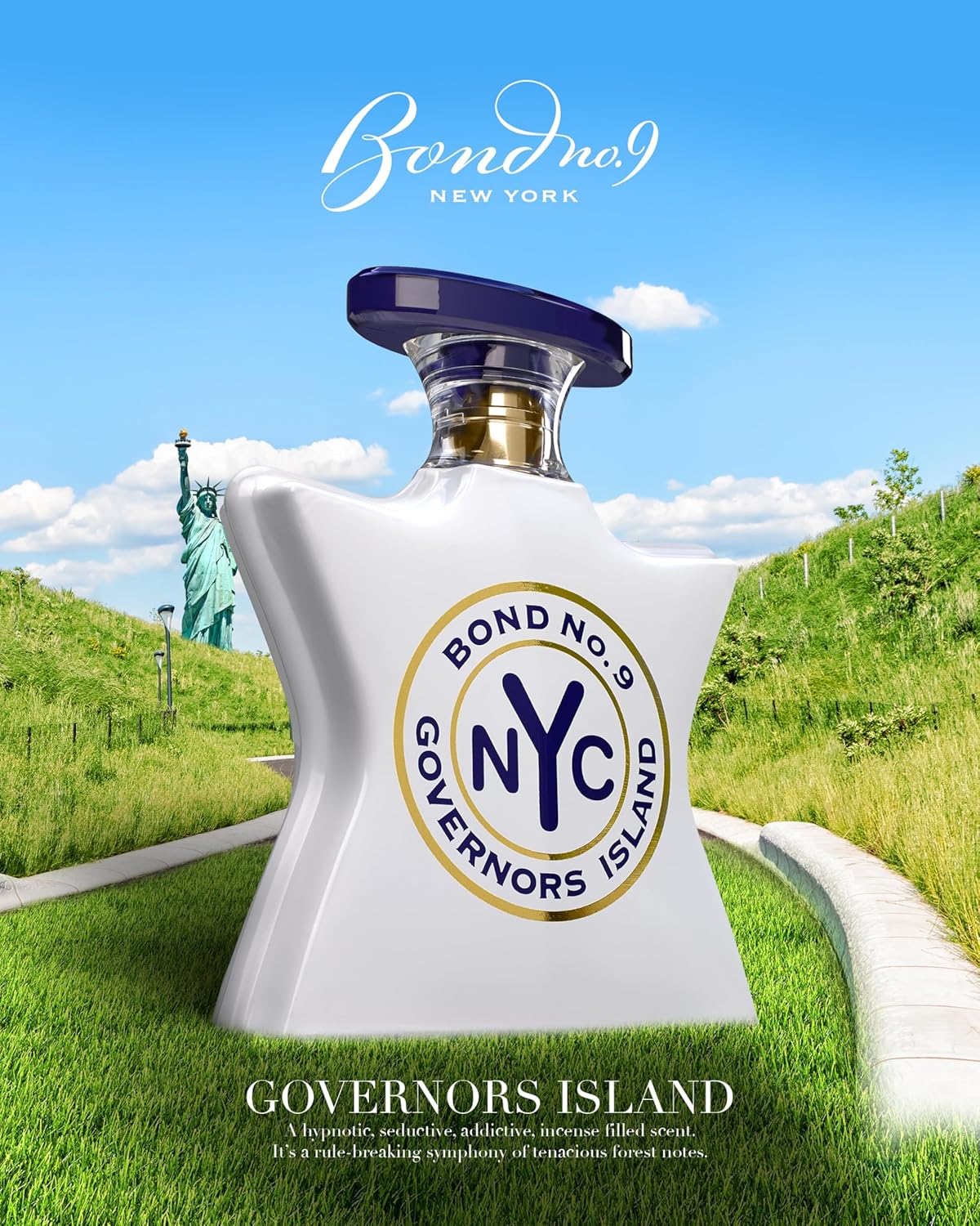 Bond No. 9 New York Governor's Island Unisex Eau de Parfum, 3.4 Fl Oz
