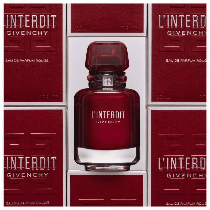 Givenchy L'interdit Rouge Eau de Parfum Spray for Women 2.7 Ounce