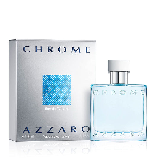 Azzaro Chrome Eau de Toilette - Fresh Aquatic Mens Cologne