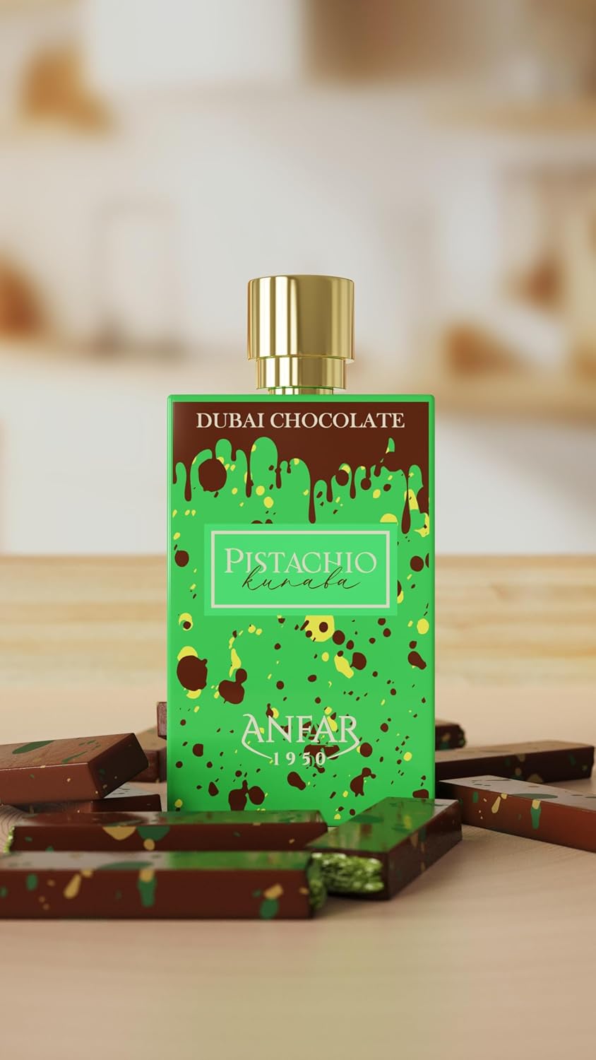 Dubai Chocolate Perfume Pistachio Kunafa Fragrance Edp 2.7 Fl Oz