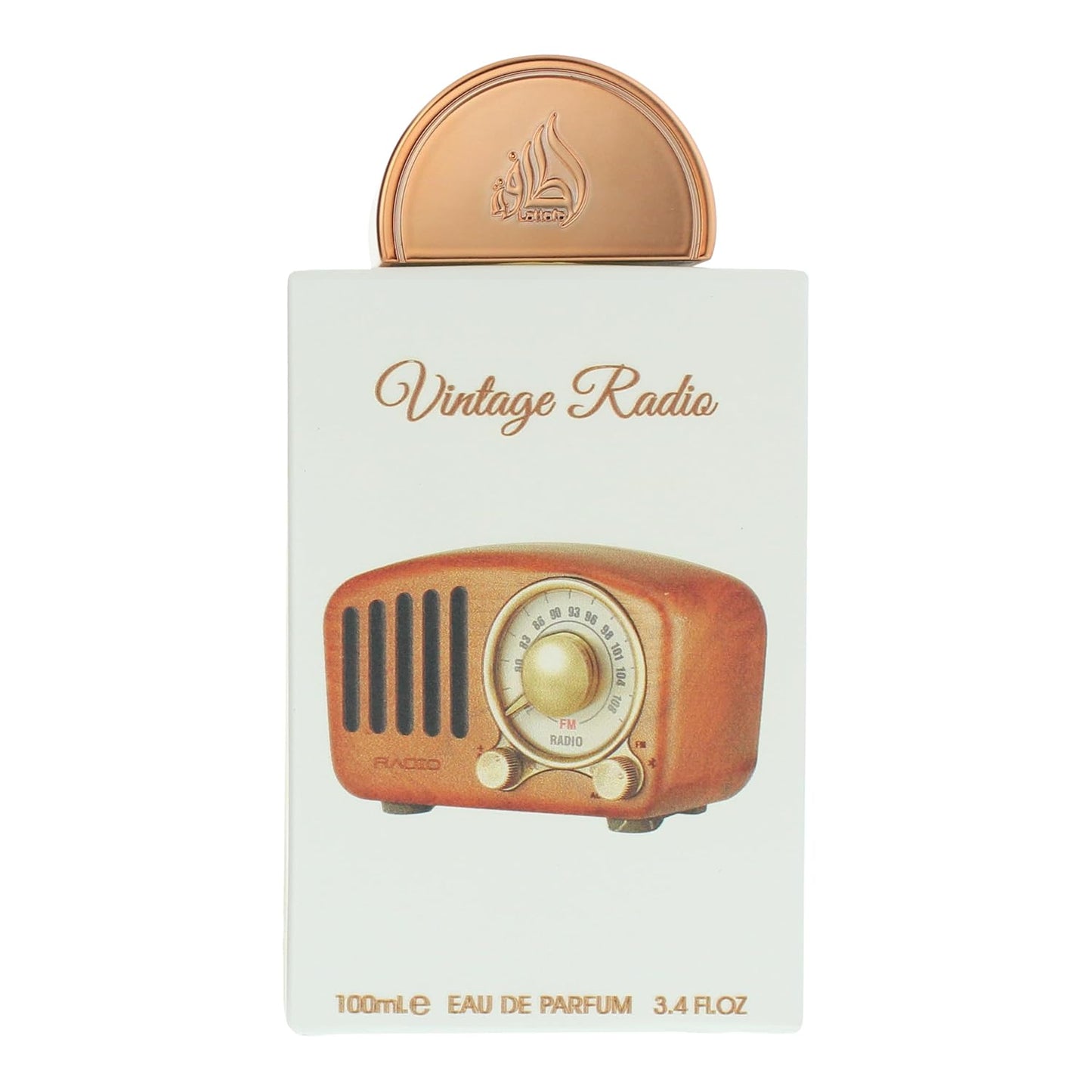 Lattafa Pride Vintage Radio for Unisex Eau de Parfum Spray, 3.4 Ounce