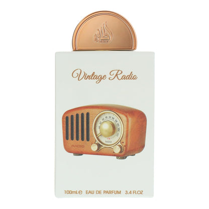 Lattafa Pride Vintage Radio for Unisex Eau de Parfum Spray, 3.4 Ounce