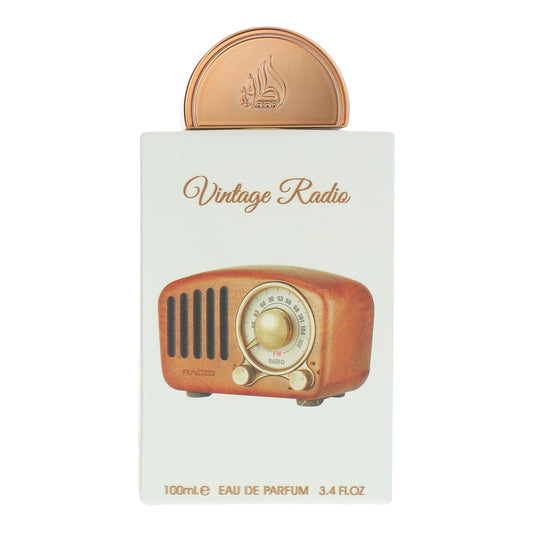 Lattafa Pride Vintage Radio for Unisex Eau de Parfum Spray, 3.4 Ounce