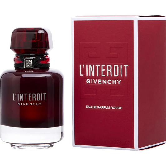 Givenchy L'interdit Rouge Eau de Parfum Spray for Women 2.7 Ounce