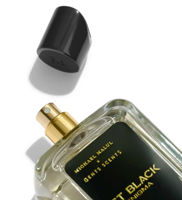 Michael Malul Jet Black Enigma Eau de Parfum for Men - 100ml | 3.4oz