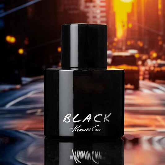 Kenneth Cole Black Eau de Toilette Spray Cologne for Men 3.4 Fl OZ