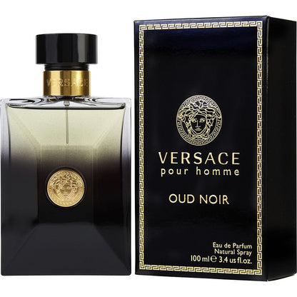 Versace Pour Homme Oud Noir by Versace Eau De Parfum Spray 3.4 oz for Men