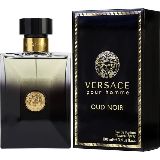 Versace Pour Homme Oud Noir by Versace Eau De Parfum Spray 3.4 oz for Men