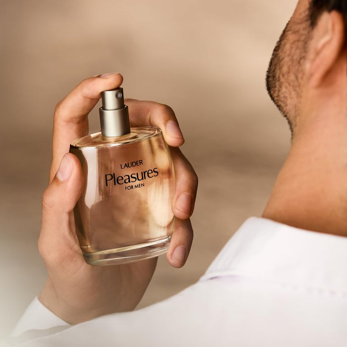 Estée Lauder Pleasures for Men Cologne Spray  3.4 Fl Oz