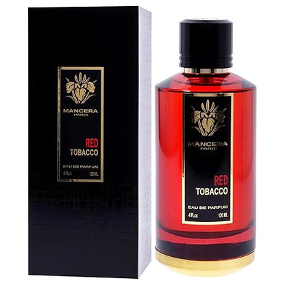 Mancera Red Tobacco men Eau De Parfum Spray 4 oz
