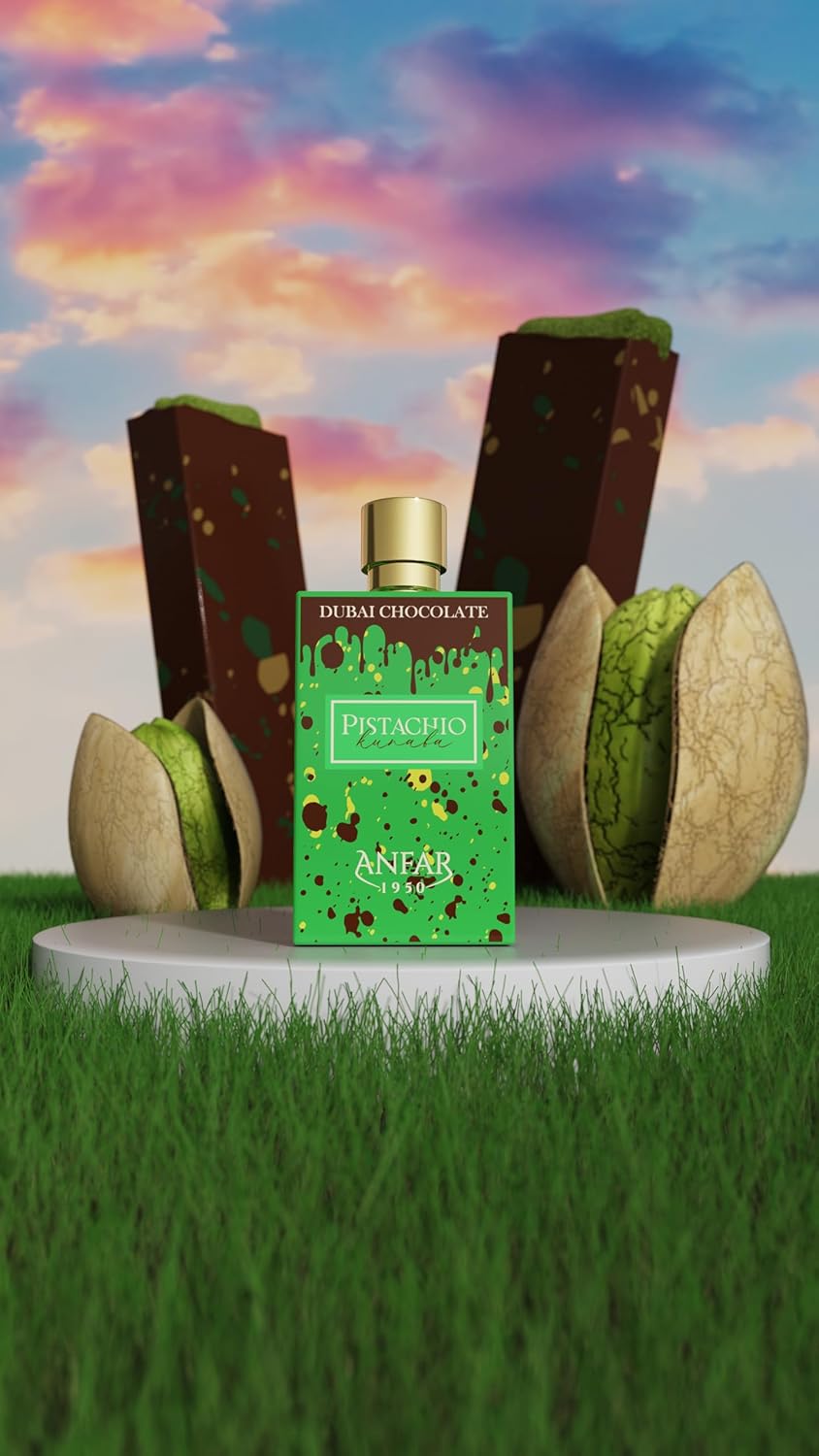 Dubai Chocolate Perfume Pistachio Kunafa Fragrance Edp 2.7 Fl Oz