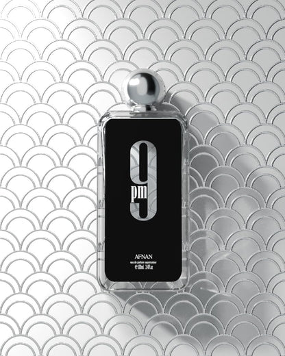 Afnan 9 Pm Eau De Parfum Spray for Men, 3.4 Ounce