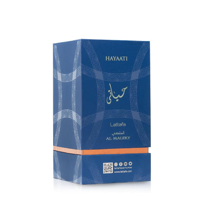 Lattafa Hayaati Al Maleky Eau de Parfum Spray for Men, 3.4 Ounce