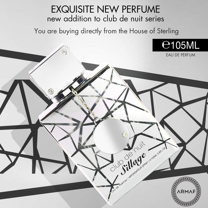 Armaf Club De Nuit Sillage For Unisex Eau de Parfum Spray, 3.6 Ounce