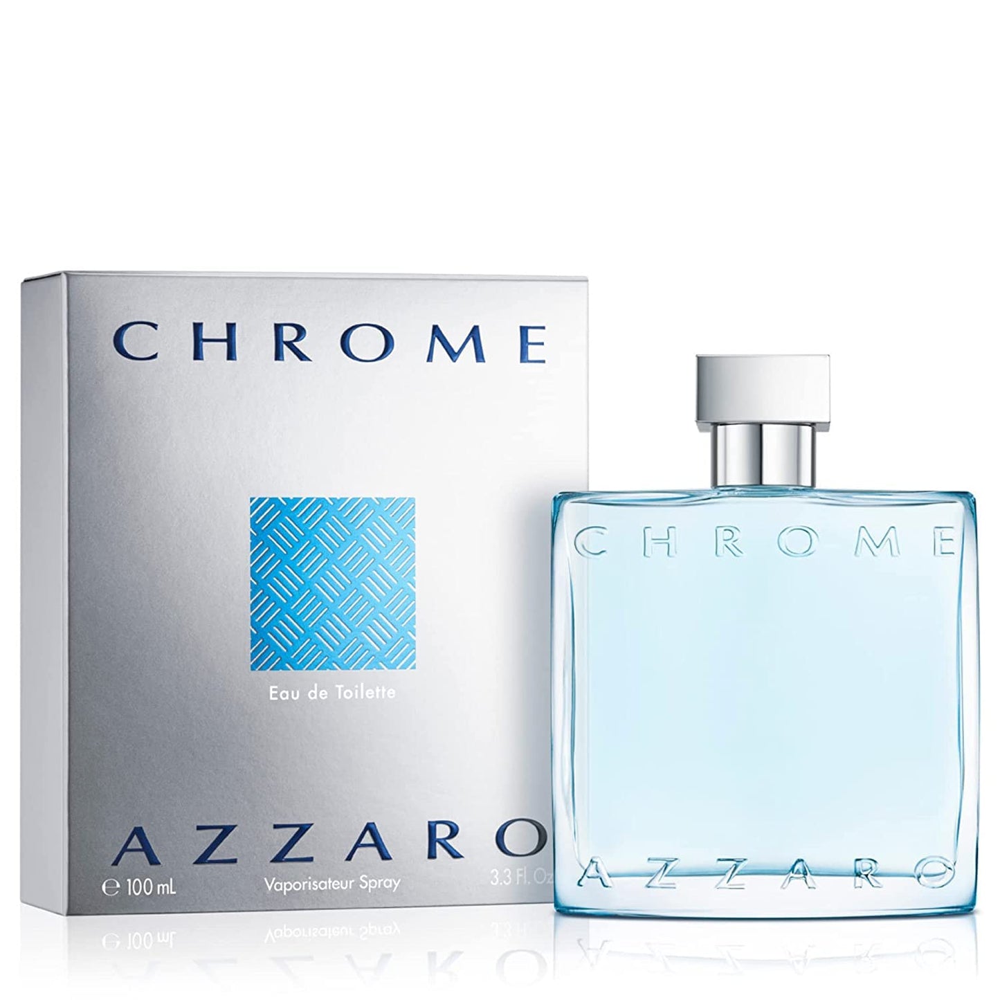 Azzaro Chrome Eau de Toilette - Fresh Aquatic Mens Cologne