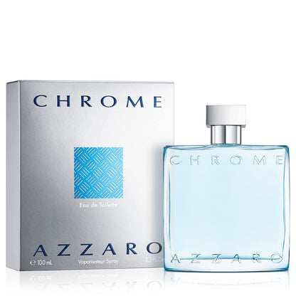 Azzaro Chrome Eau de Toilette - Fresh Aquatic Mens Cologne