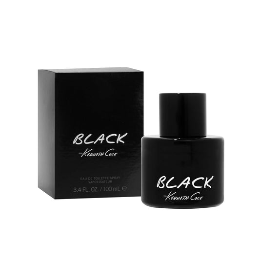 Kenneth Cole Black Eau de Toilette Spray Cologne for Men 3.4 Fl OZ