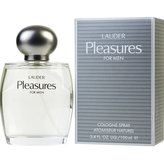 Estée Lauder Pleasures for Men Cologne Spray  3.4 Fl Oz