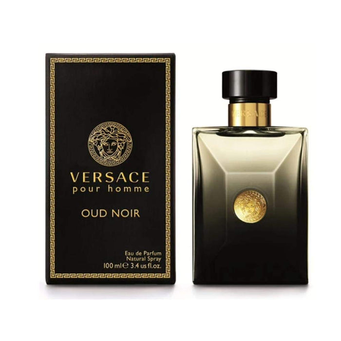 Versace Pour Homme Oud Noir by Versace Eau De Parfum Spray 3.4 oz for Men