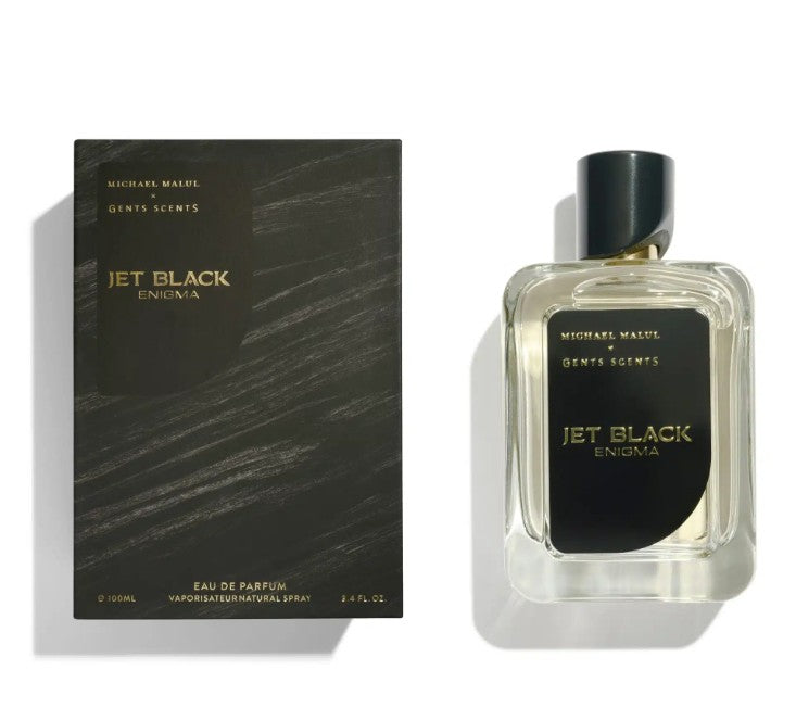 Michael Malul Jet Black Enigma Eau de Parfum for Men - 100ml | 3.4oz