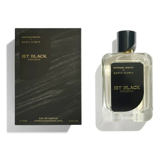 Michael Malul Jet Black Enigma Eau de Parfum for Men - 100ml | 3.4oz