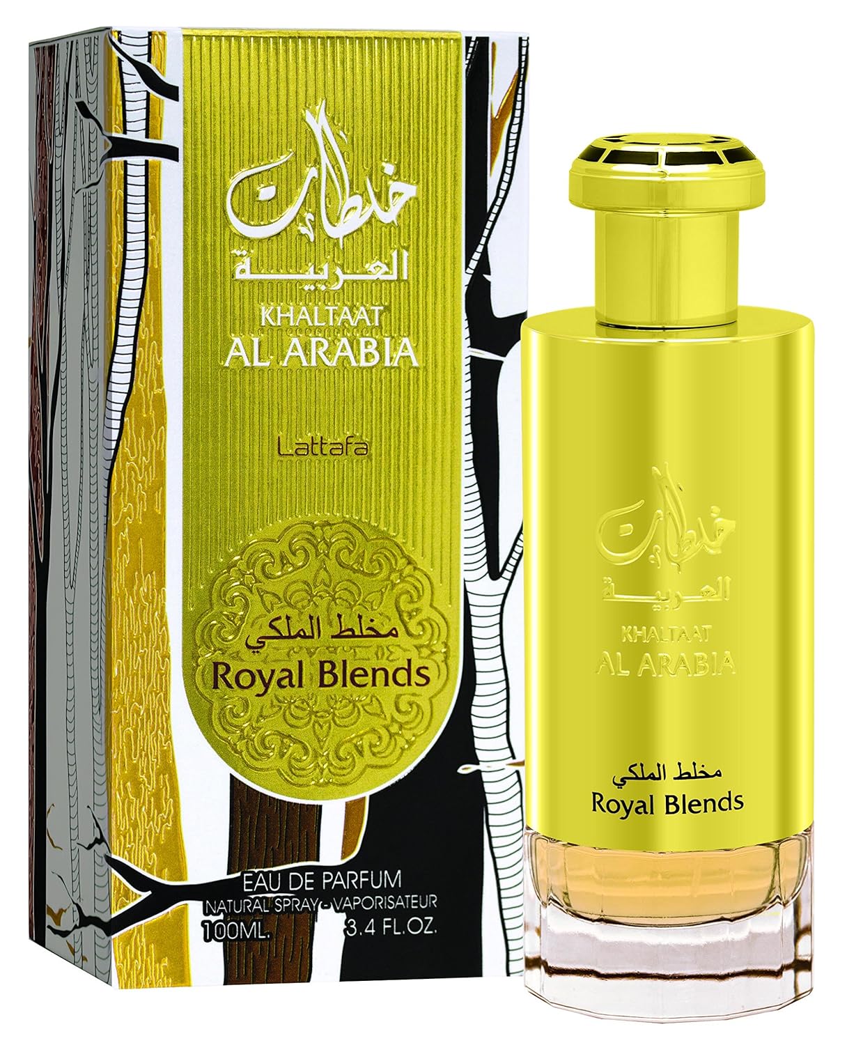 Lattafa Khaltaat Al Arabia Royal Blends unisex Eau De Parfum Spray 3.4 oz
