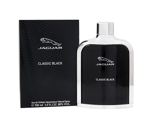 Jaguar Classic Black Eau De Toilette Spray 3.4 Oz/ 100 Ml for Men