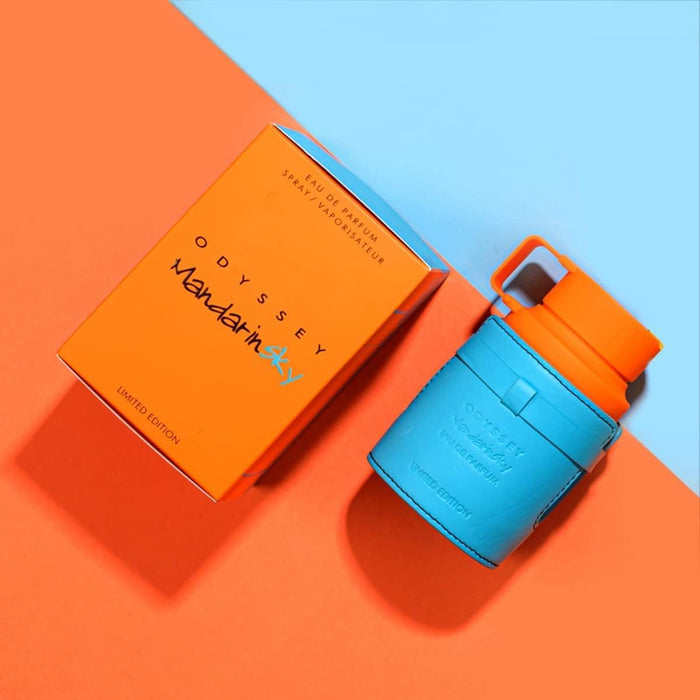 Armaf Odyssey mandarin sky eau de parfum spray for men, 3.4 FL OZ/100 ML
