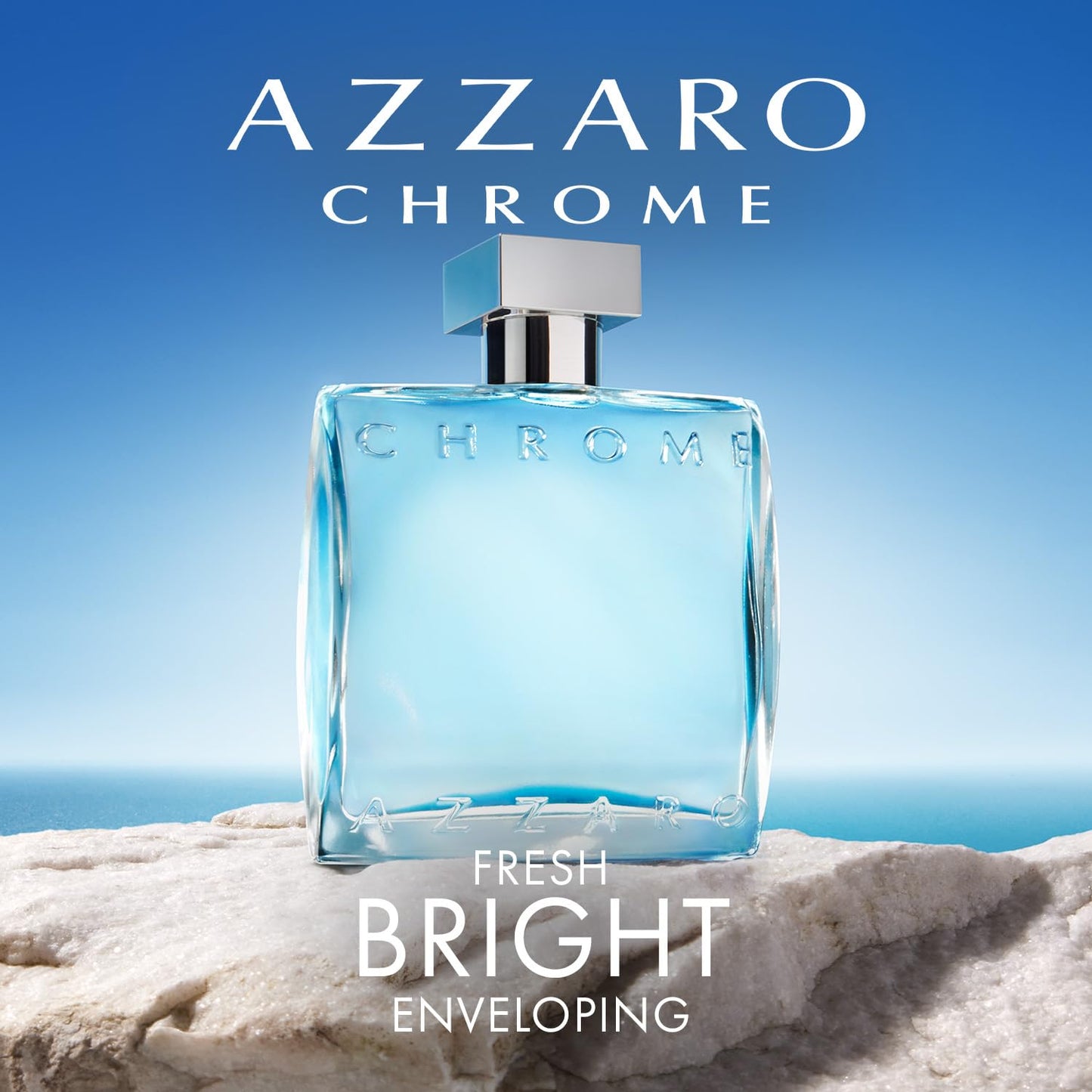 Azzaro Chrome Eau de Toilette - Fresh Aquatic Mens Cologne