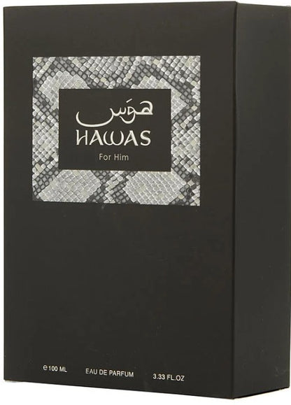 Rasasi Hawas For Him men Eau De Parfum Spray 3.33 FL OZ