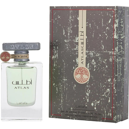 Lattafa Atlas Eau de Parfum Spray for Unisex, 1.85 Ounce