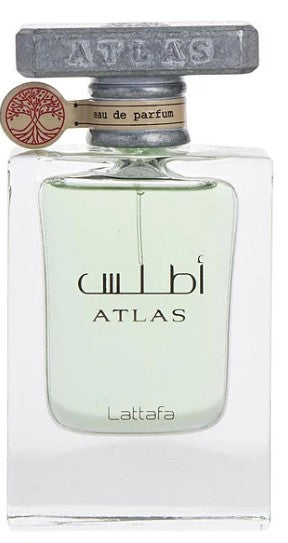 Lattafa Atlas Eau de Parfum Spray for Unisex, 1.85 Ounce