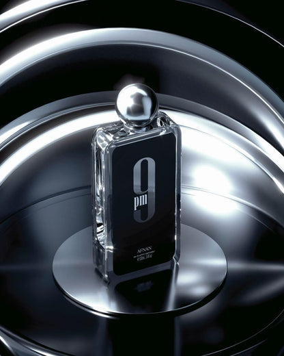 Afnan 9 Pm Eau De Parfum Spray for Men, 3.4 Ounce