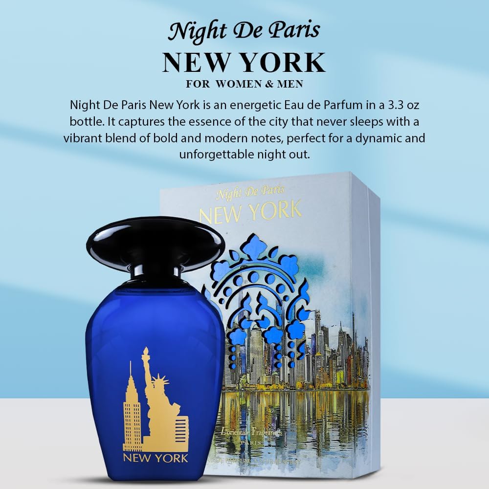 Night de Paris New York By Lorientale Fragrances Eau de Parfum 3.3 oz Unisex