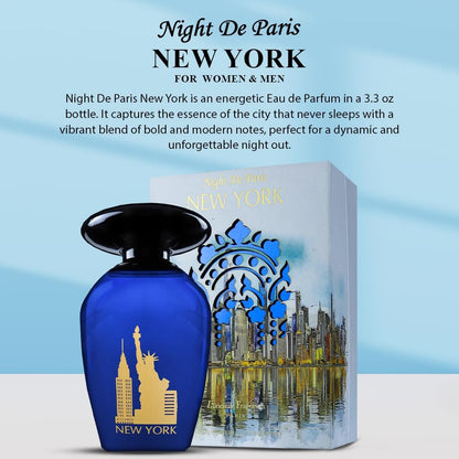 Night de Paris New York By Lorientale Fragrances Eau de Parfum 3.3 oz Unisex