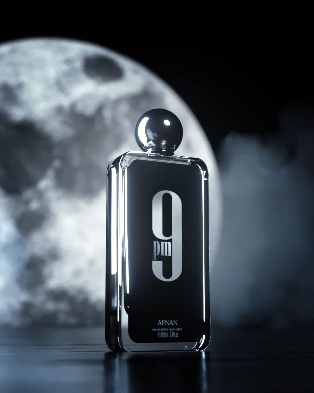 Afnan 9 Pm Eau De Parfum Spray for Men, 3.4 Ounce