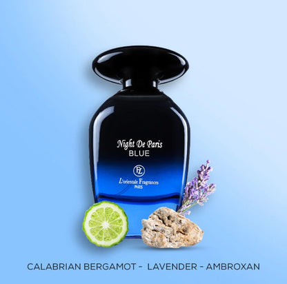 Night de Paris Blue By Lorientale Fragrances Eau de Parfum 3.4 oz Unisex