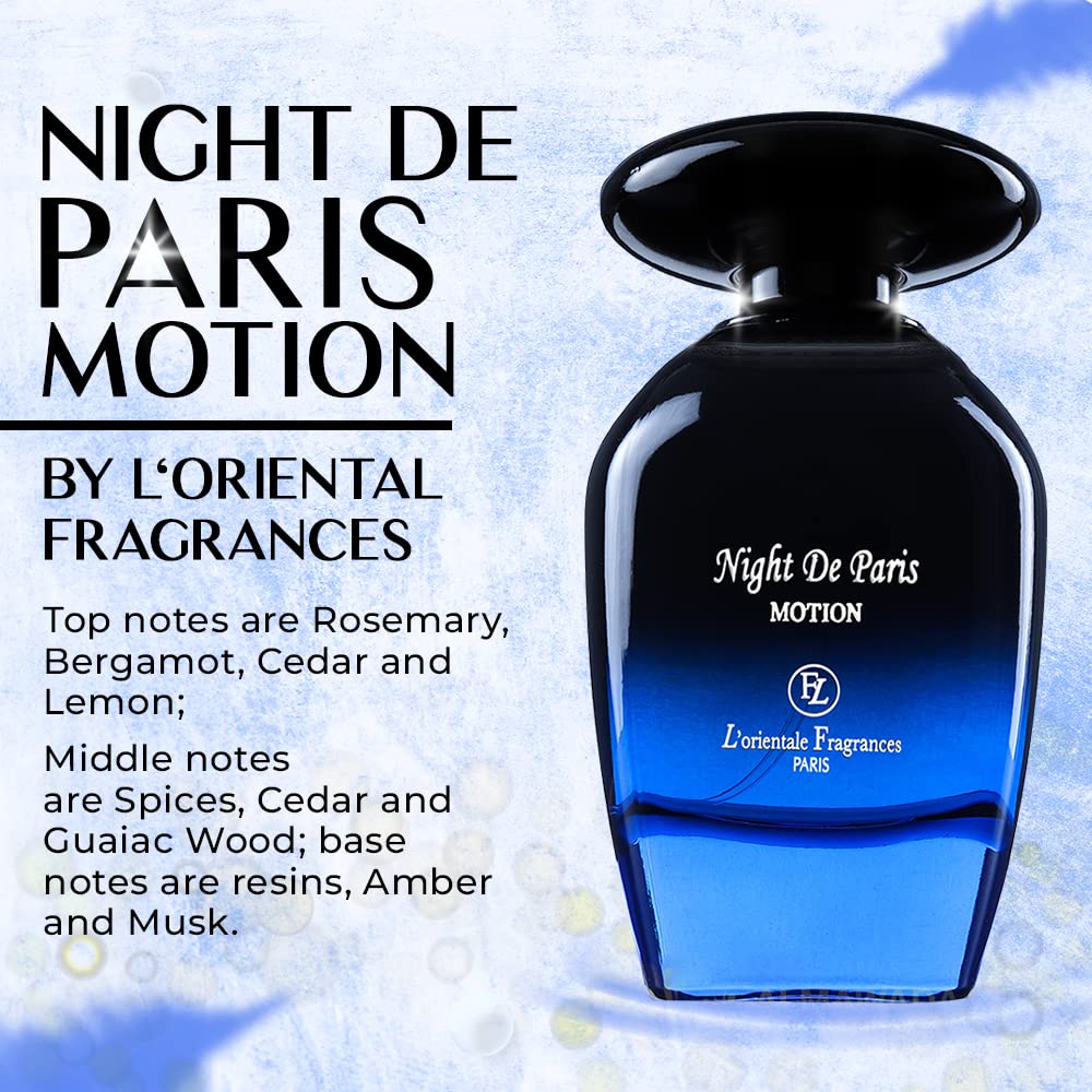 Night De Paris Motion By L'Oriental Fragrances Eau De Parfum 3.3OZ